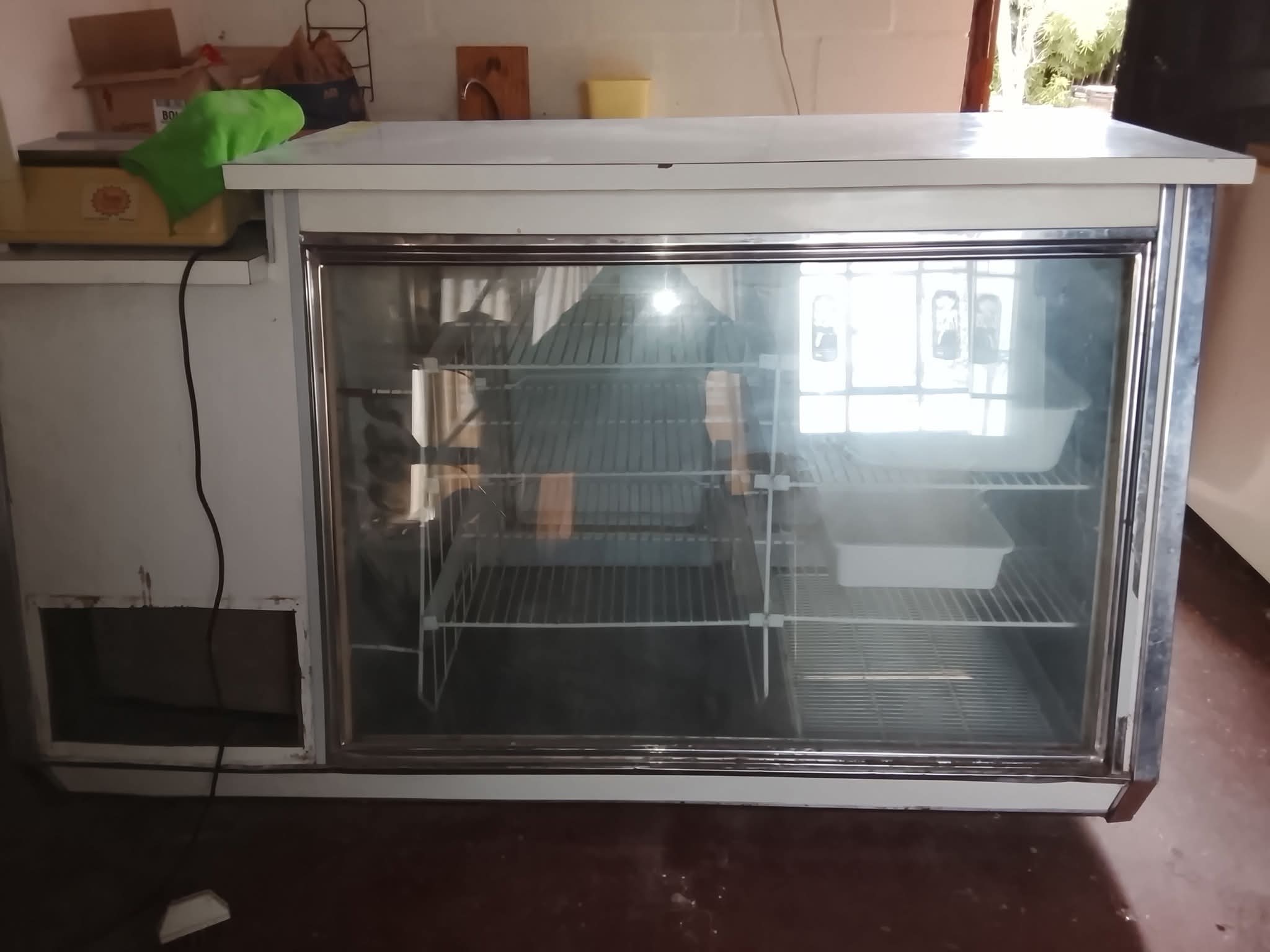 Heladera exhibidora mostrador