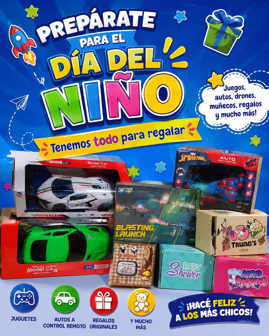 Juguetes y regalos en ManPower