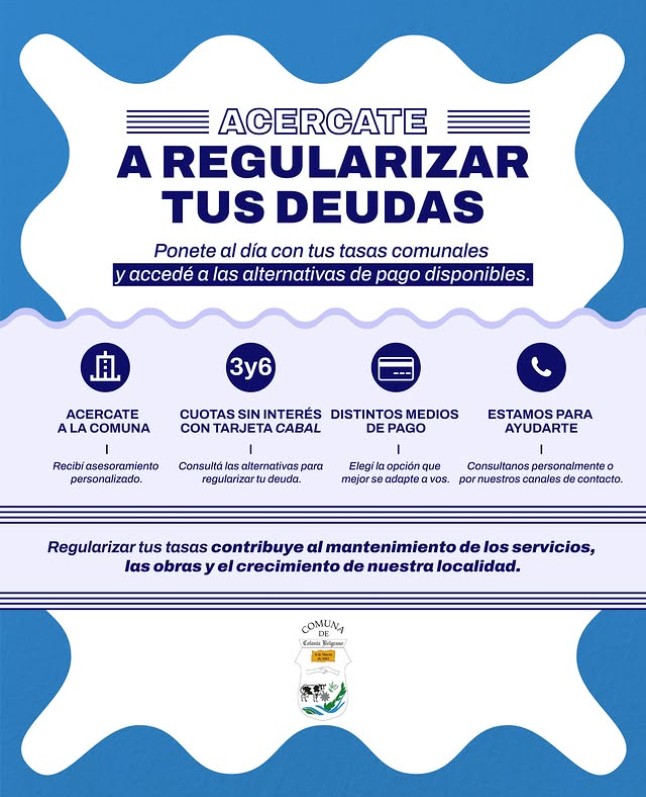 Regularización de tasas comunales